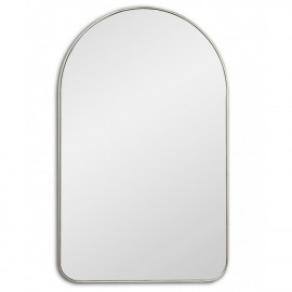 Зеркало арочной формы в серебряной раме Arch M Silver (Арч) Smal 60*97 см 