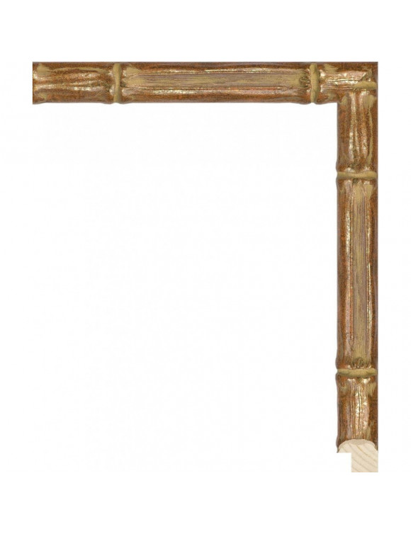 RS075.1.217 Деревянный багет золотой в интернет-магазине зеркальной мастерской ЗЕРКАЛА-М фото